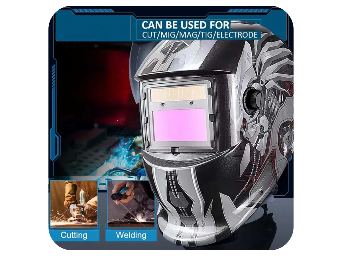 Welding Helmet Solar Auto Darkening Solar & Battery - Image 13