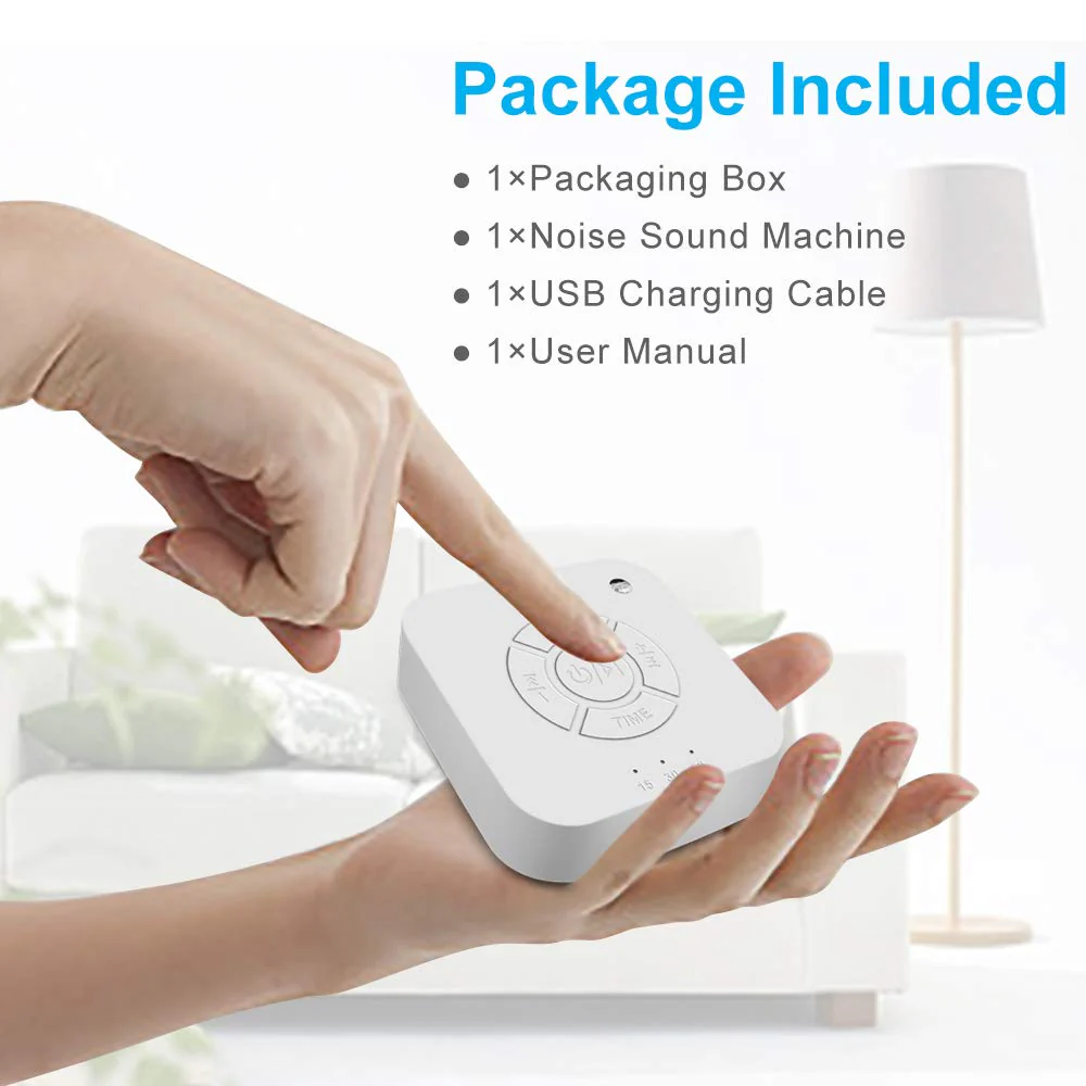 White Noise Machine Noise Sound Machine Soothing Night Light - Image 7