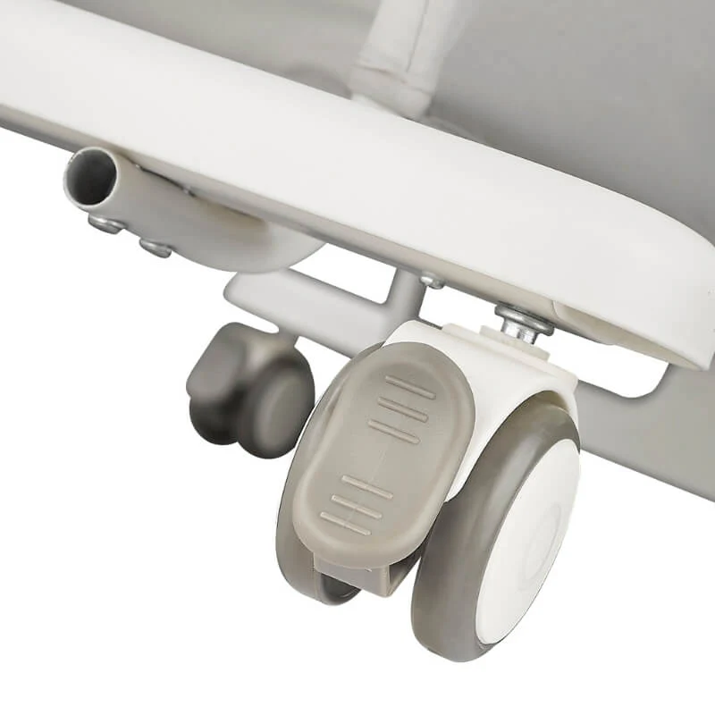 White Portable & Adjustable Electric Baby Crib/ Baby Bassinet Bedside Sleeper 2 Rocking Motion - Image 13
