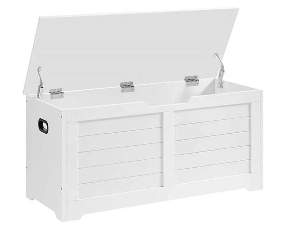 Storage Chest Bench, Storage Trunk with 2 Safety Hinges - Image 2