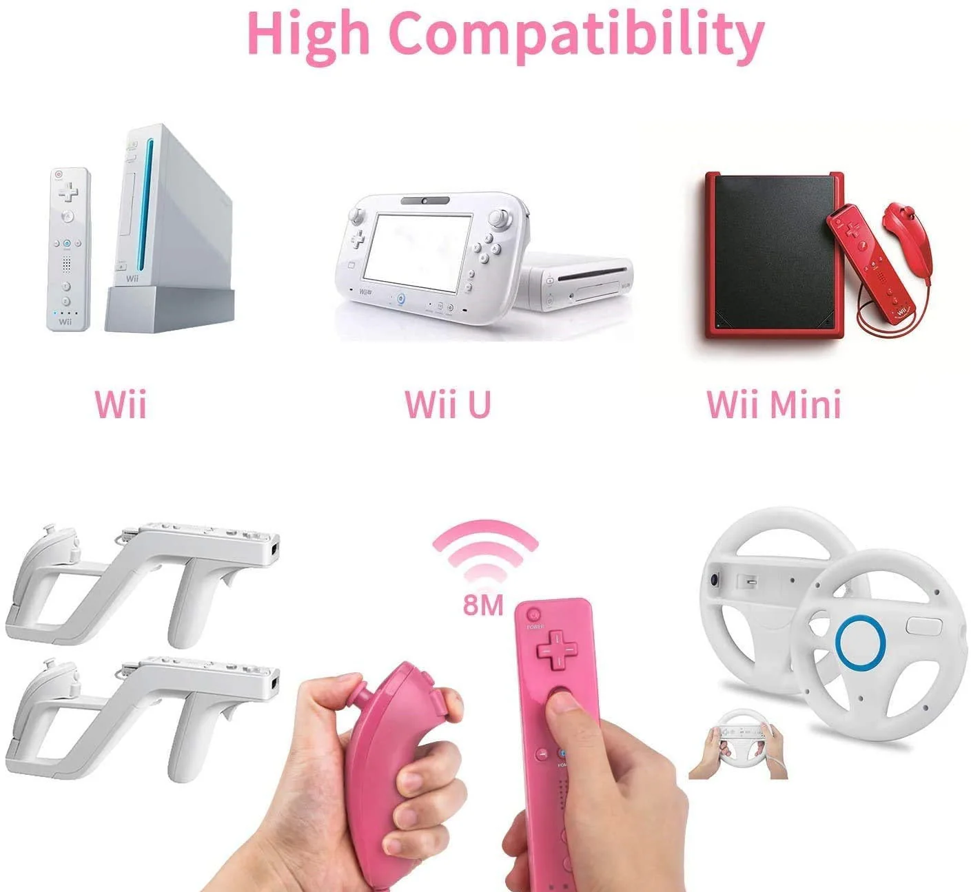 Wii Remote Controller with Nunchuk - Image 4