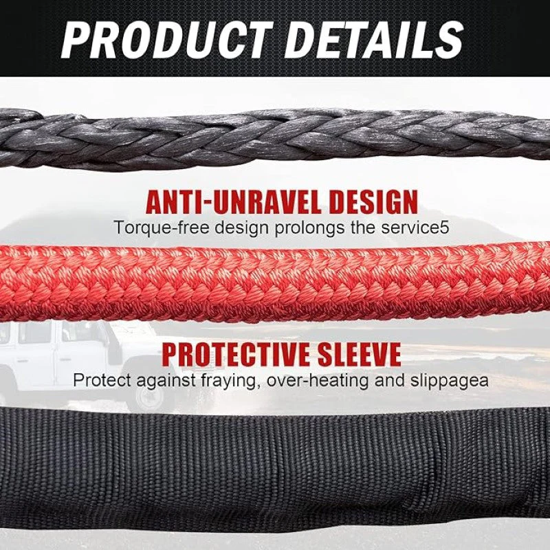 Winch Rope 15M Synthetic - Image 3