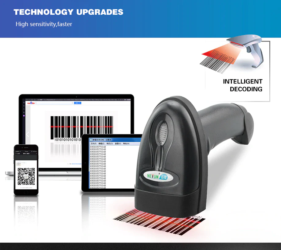 wired USB barcode scanner - Image 4