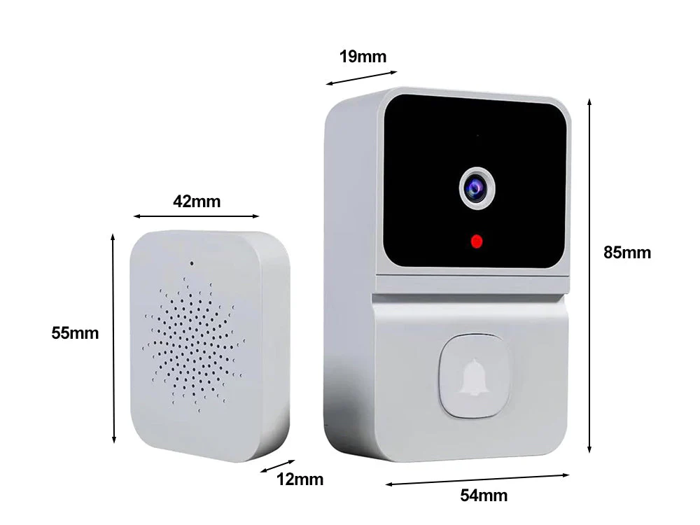 Wireless Doorbell Camera-White - Image 6