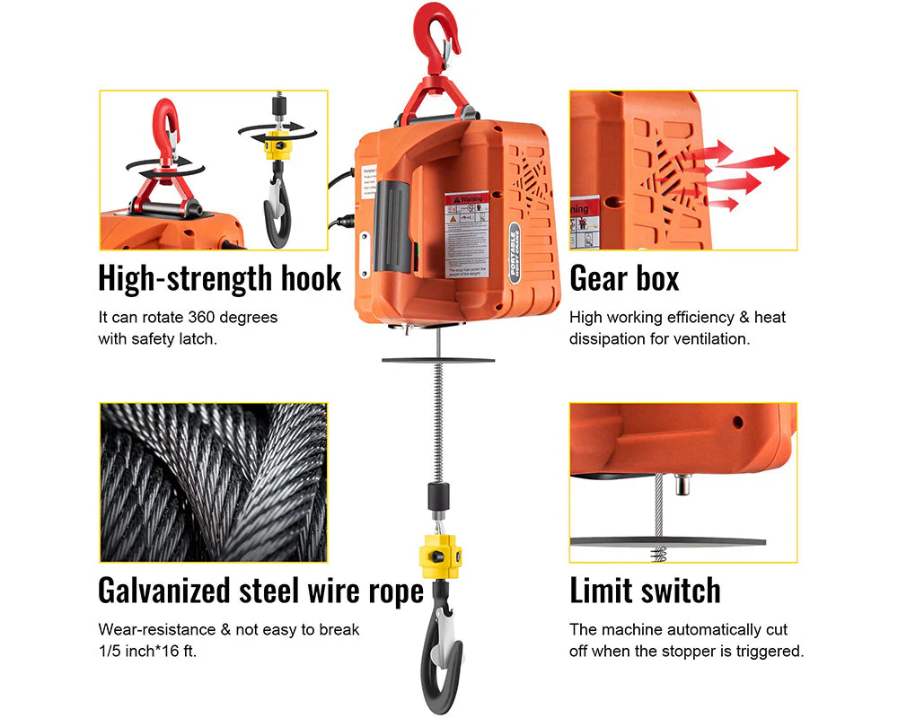 Wireless Hoist Winch 500KG - Image 5