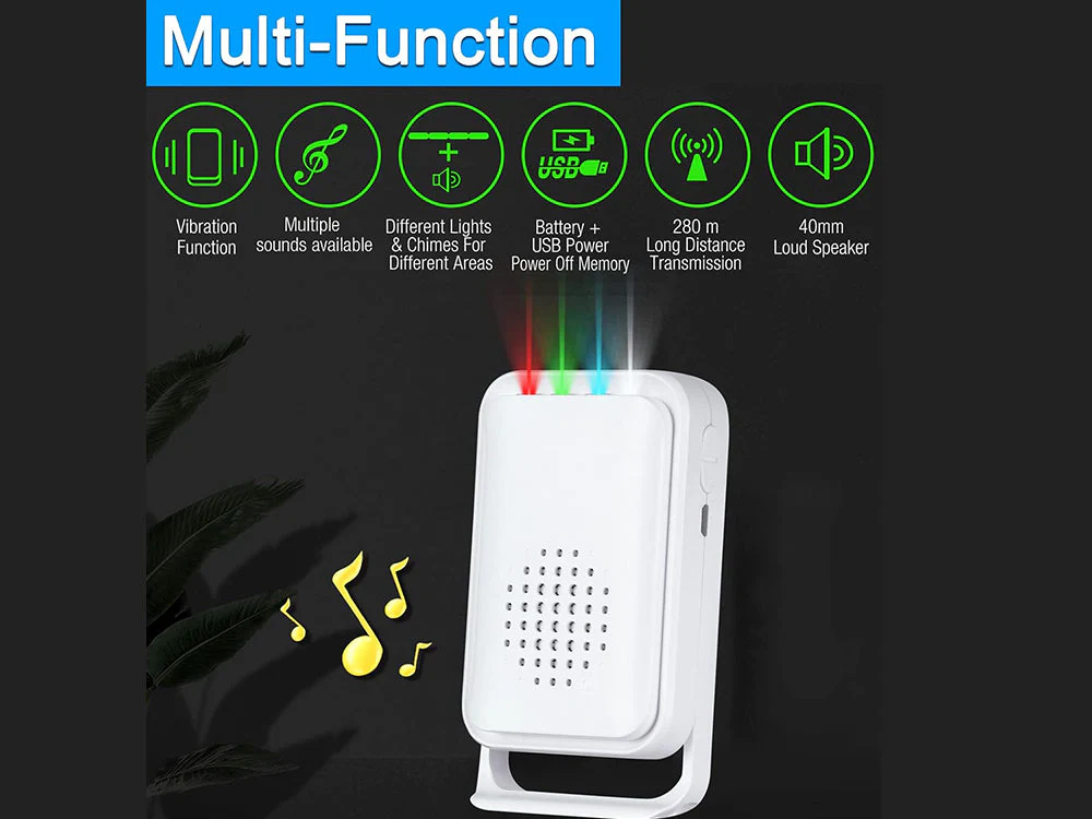 Wireless Home Security Alarm System/Welcome Buzzer Monitor Doorbell Alarm - Image 4