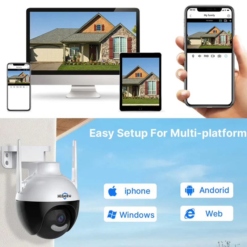 4MP Hiseeu Security Camera HD Surveillance with Human Detection - Image 7
