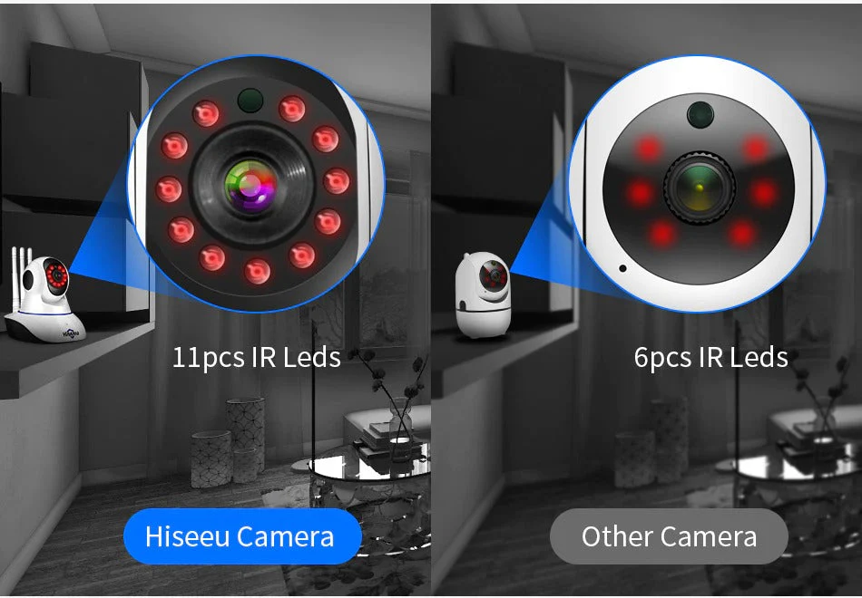1080P Wireless Indoor PTZ WiFi Security Camera - Image 4