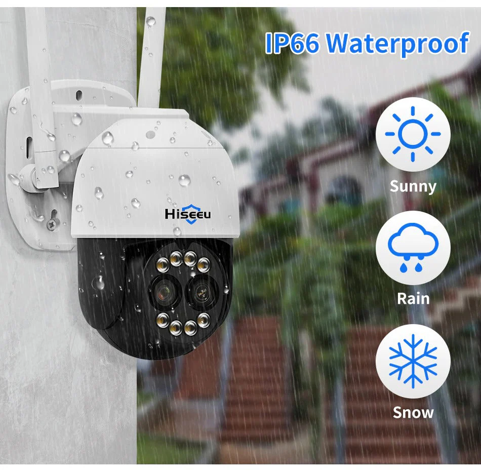 Hiseeu 4K 8MP PTZ IP Camera Outdoor WiFi - Image 11