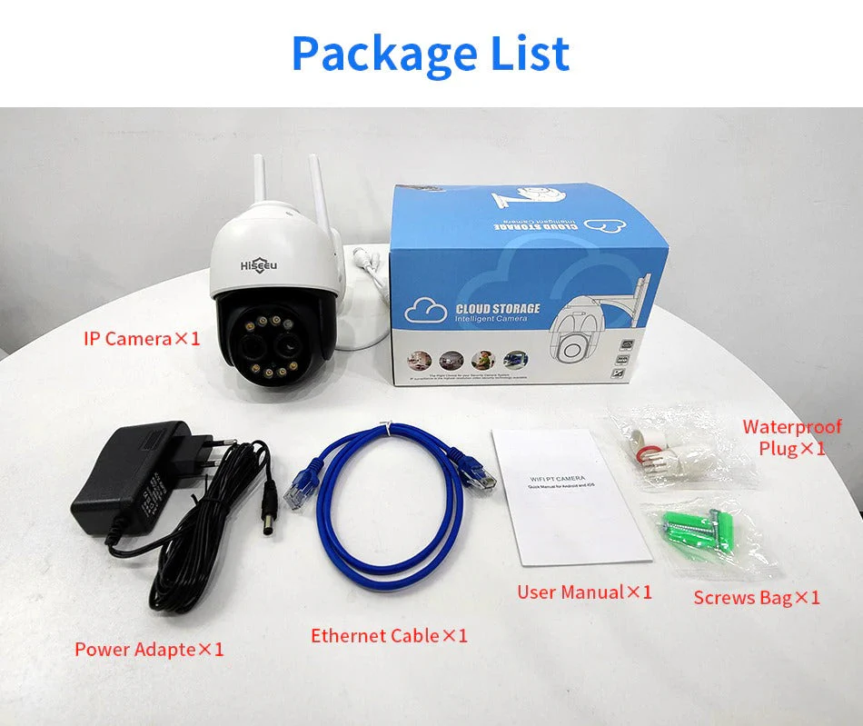 Hiseeu 4K 8MP PTZ IP Camera Outdoor WiFi - Image 13