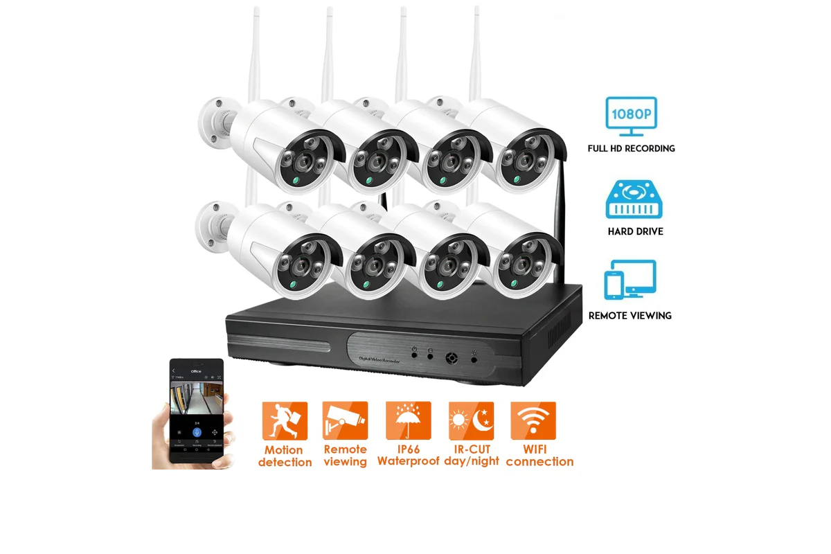 Wireless Security Camera System 8 Camera - Image 3