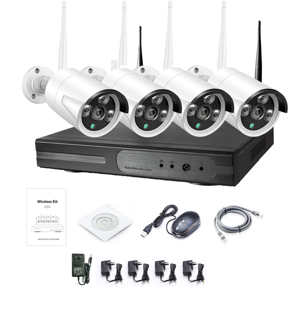 Wireless Security Camera system with 4 Cameras - Image 7