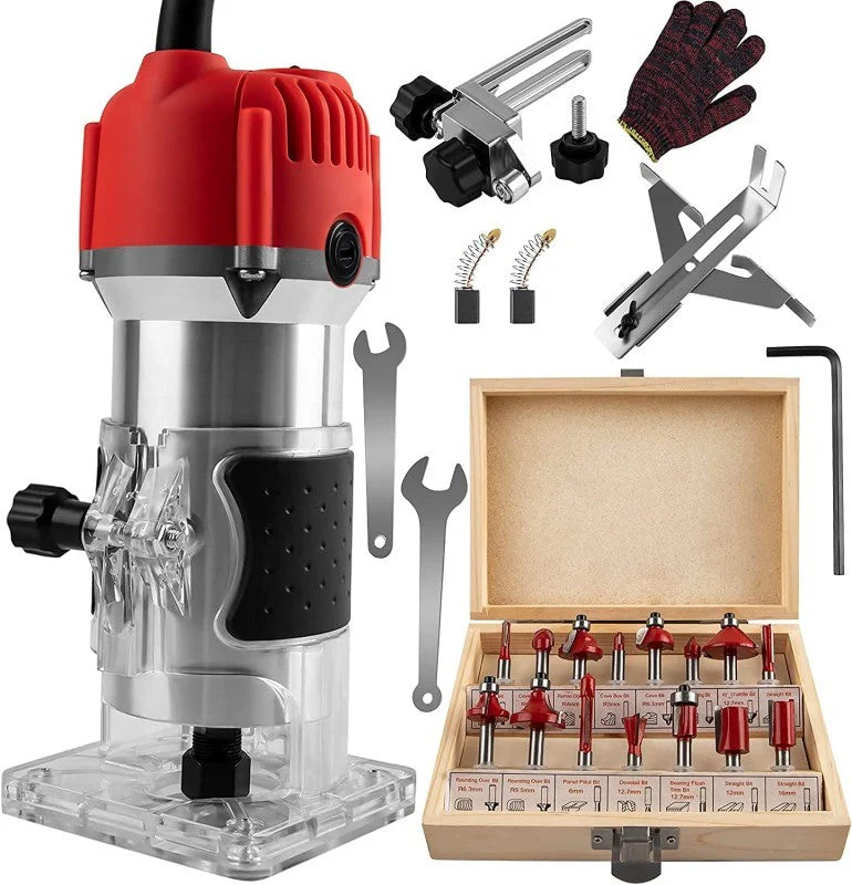Wood Router Tool with Woodworking Bit - Image 2