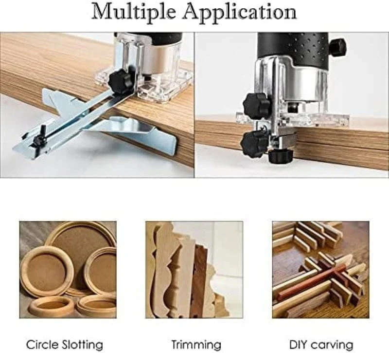 Wood Router Tool with Woodworking Bit - Image 3