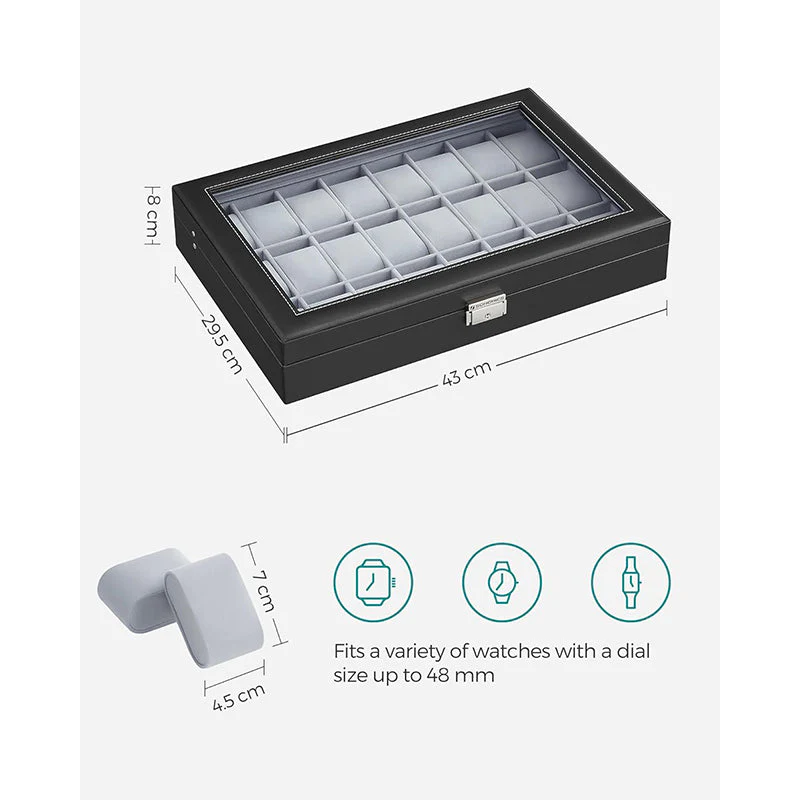 Wrist Watch Display Box 24 Slots - Image 6