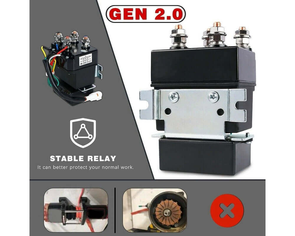 X Bull Electric Winch 4500LBS 12V ATV UTV 4WD with Wireless & Wired Remote - Image 5