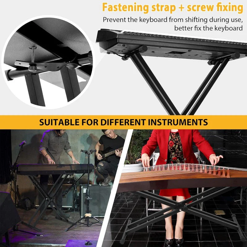 X-Style Piano Keyboard Stand Adjustable - Image 2